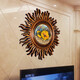 Meng Nian Decoration Europe Style Mur de style suspension Taihua Creative Retro Entrance Murdings Living Room TV Background Mur 9934 Sun Flower Wall Decoration - Rice - Grand Taille