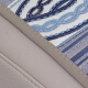 Xinyuhe leather sofa cushion, special anti-slip cushion for summer, simple fabric, universal for all seasons, imperial concubine combination sofa cover, custom blue simulated silk non-slip cushion, leather edge 70*80cm