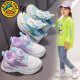 G·DUCK KIDS小黄鸭旋转纽扣小白鞋2024新款春秋款儿童运动鞋中大童女孩老爹鞋 白色【防水皮面】 9928 32码内长19.90cm