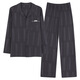 Modal pajamas men 100% pure cotton spring and autumn long-sleeved cardigan loose large size simple casual men's home clothing set 06M3887 4XL