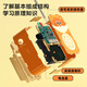 Xiaomuyi (Xiaomuyi) Holz diy Kinder und Intercom Toys Jungen und Mädchen Eltern-Kind-Telefon Home Outdoor Caller Bildungsspielzeug Erdbeer Kaninchen 1 Paar (Geschenk Lanyard)
