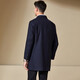 
Antonio [high-string worsted 100% wool] men's high-end jacket mid-length coat business executive trench coat