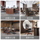 Furicco Genuine Leather Boss Silla Office Silla de clase grande Silla de oficinas de lujo de Light Silla de computadora en el hogar 3A Cowhide-Black (MND9901)