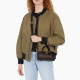 
COACH Lacey Crossbody Women's Cylinder Bag Classic Printed Hand-carrying One-Shoulder Crossbody Bag Brown CK689-IMAA8 Hong Kong Warehouse