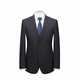 BAROMON Anti-wrinkle and Iron-Free Suit Men's Light Business Formal Suit Complete Men's Slim Fit Black 180C Please note the size of the trousers