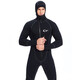 Swimming speed (Yon sub) YON SUB wetsuit one-piece thickened hooded wetsuit snorkeling suit 5mm winter swimming thermal suit cold-proof surfing suit black 5MM thickness L