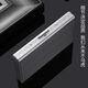 Baimingwei Edelstahlkartenbeutel Brieftasche Anti-Diebstahl-Bürsten Metall Anti-Demagnetization kleiner Kartenbox-Set-Kartenclip für Männer Champagner Farbe zehn Stücke Slot