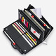 Williampolo Kaiser Paul Wallet Herren Langstil großer Kapazität Kupplung Fashion Business Herren Hände Vatertag Geschenke an Papa Black- [Counter Gift Box]