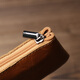 JLFGPJ Retro Leder Mini -Münzbrieftasche für Männer und Frauen Feste Farbe Kuhlattenen Reißverschleiß kleiner Kartenbeutel Schlüsselbeutel Einfacher Münzbeutel Brown gelb