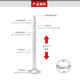 Aiyuan monitoring bracket Extended indoor lifting Wall rack Camera bracket Wall-mounted ceiling universal 60-120 cm retractable