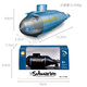 Mini-Fernbedienungs-U-Boot-Modell Kinder 2,4 g elektrischer Sechs-Wege
