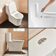 
HUIDA (HUIDA) bathroom jet siphon flush toilet urea formaldehyde fiber cover household water-saving ceramic toilet 6218 direct ship by manufacturer measuring pit distance 300MM pit distance (free installation in coverage area)