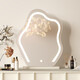 Perfeden Optional Rotating Bedroom Cloud Smart Cosmetic Mirror HD Desktop LED Light Mirror Dressing Table Cosmetic Mirror Beauty Mirror Plug-in Large Fixed Cloud Mirror White