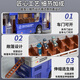 
Jingjia Children's Convertible Double Decker Bus Toy Bus School Bus Can Open Door Sightseeing Bus Model 3 [5 Dolls] Convertible Double Decker Sound and Light Bus-Blue