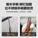 Shuwushuo 304 stainless steel spatula, cooking spatula, ebony handle iron pot, stainless steel pot, cast iron pot, special spatula to prevent scalding