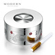 Moderne Lifel Lifel moderne moderne créatif personnalisé en cendrier tendance en acier inoxydable en acier inoxydable fermé cendres volantes anti-vol Gift masculin en acier inoxydable personnalisé style glossy (grand)