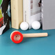 Yuanqi Children's Fun Wooden Ball Ball Ball Training Training Langage Development Resilient Rehabilitation Children's Suspending Ball Ball Oral Training Disvice Macaron Ball Ball Green (avec 2 balles)