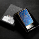 ZIPPO [Light Luxury Tangcao] Treasure Wind-proof Kerosene Lighter Smoked Gold Baked Blue Collection Gifts for Boyfriends and Mens One Size Qianqiu Pattern (TC9901XJ)