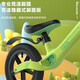 ITPO【配头盔/护具】儿童平衡车滑步车4-6岁滑行学步车1-3岁礼物 黑橙色【尼龙玻纤车架】+打气筒