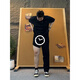 Digada Monster Laboratory Scimitar Jeans Männer Frühling und Herbst schlank und ausgestattete Long Hosen Herren Hangle High-End-Hose DFFS-701 Black L [Vorgeschlagen 105-120jin [Jin gleich 0,5 kg]]