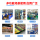 Cesta de plástico Xinhou Cesta de rotación rectangular Cesta de frutas Cesta al por mayor Cesta de almacenamiento de la cesta de almacenamiento de marco grande Ceta de rotación 700 Cesta de rotación 695*480*405 mm