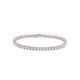 Nianfu KEORBYARPT950 platinum tennis chain bracelet full of bright 0.5 carat moissanite diamond tennis chain for girlfriend