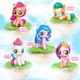 Little Pony Toys, Magic Bus Set, Spielzeugspielzeug spielen, kann das Geburtstagsgeschenk für Kinder für Frauen leuchten und verändern