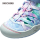 Skechers outdoor toe-toe sandals breathable beach shoes 303394L lavender/multicolor/LVMT 33.5