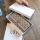 Ji Shizhe (Gievszhe) Kupplungsbeutel Frauen Brieftasche Lange neue Top -Layer -Coupon -Gutschein -Brieftasche 520 Valentinstag Geburtstagsgeschenk [Modepulver] Spot am selben Tag exquisite Geschenkbox