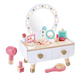 Hape Play House Toys, simulierte Holzprops, Dressing-Tasche, Nachmittagstee, Arztspiel, Jungen- und Mädchenspielzeuggeschenke, leuchtender Schminktisch 3-8y