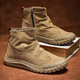 Xingchangwang Martin Boots Herren und Winter 2025 Neue Modetrend -Arbeitskleidung Freizeitschuhe Outdoor Wanderschuhe Khaki Größe 43