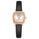 Audemars Pixar (IBSO) new watch for women simple temperament quartz watch women's watch waterproof small square watch female watch student watch for girlfriend 9226 rose gold-red belt [imported movement]