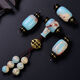 Sarara Accesorios culturales Star Moon Little Vajra Bodhi 108 Piezas Set Pulselas Budistas Baderas Cabeza cuatro sets Diysn3878 Estilo 10 [Tamaño de gran tamaño] Recomendado con 14m-15m