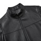 Jiumuwang leather jacket, genuine leather jacket for men [100% sheepskin] 24 autumn and winter new slim business casual leather jacket, slim version + black + AN1DV41717 2XL 185/104A