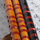 Flûte de bambou à la peau cuivrée de Bearallen 47 cm de long Stumper à souffler horizontal Glosaure Glosaure Flute National Musical Instrument Flute Bamboo Color étudiant flûte (One Piece) Étudiant flûte