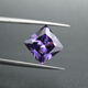 DL 1998 Chinese Valentine's Day gift zircon purple diamond loose stone princess square purple diamond cut ring 2X2mm