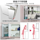 Armoire de salle de bain toto ldsw753w salle de bain ménage en céramique intégré bassin tirage armoire de rangement multifonction robinet (06D) armoire de lavabo
