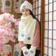 677888 gift box, hat, scarf, gloves, three-piece set, scarf, one-piece birthday gift for girls, cute in winter