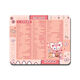 Dieses luxuriöse Maus-Pad kleine Verknüpfungskollektionskollektion Büro und Mädchen niedliche Cartoon Anime Wachschutz Desktop-Pad Customized MS-679 [Sing Dailu] 210x260mm3mm 3mm