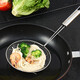 Jackino colander, stainless steel colander, kitchen utensil filter, frying pan, oil grid, noodle spoon, large sieve 16cm