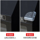 Children's anti-collision angle protection table corner bed corner edge window anti-collision safety angle right angle protective cover transparent silicone sticker T-shaped--4 packs