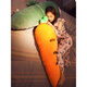 Youyu Cartoon dormant avec son long coussin de sommeil Longtes bandes de bande dessinée et poupées, etc. Carrot 120 cm (avec une doublure intérieure peut être retirée et lavée)