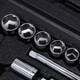 史丹利（STANLEY）35件6.3mm公制套筒棘轮扳手工具箱套装小飞汽修快速套筒扳手组套 94-691-22