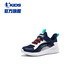 Jordan Boys Laufschuhe große Kinder Sommersportschuhe Kinder atmungsaktives großes Mesh Kinderschuh Velvet Blau/Jordan White 34