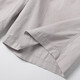 Old man's new spring and summer 2022 simple casual sports five-point pure cotton shorts for men versatile middle-aged and young elastic trousers waist day 9277# white L