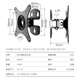 
LUCKPRO monitor wall mount Computer monitor bracket Wall mount Computer bracket Monitor wall mount Monitor wall mount Desktop wall mount DH600