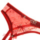 
Girls' beautiful house garters European and American sexy lace transparent garters 44000W red M