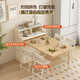 Isabel solid wood folding dining table small household retractable storage invisible sideboard living room multi-functional dining table upgraded 0.6m dining table + solid wood chairs *2