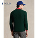 Polo Ralph Lauren Men and Women Classic Standard Edition Cable Knitted Knitted Sweater RL15909 300-Green L