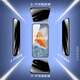 iqoo9 tempered film 360 degree anti-peeping vivoiqoo9 mobile film iq009 full screen ioo9 cover iooq hidden [360 anti-peeping] full screen explosion-proof for both up and down and left and right - 1 piece iQOO 9